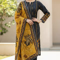 Unstitched 3 Piece Winter Collection-PREMIUM KHADDAR