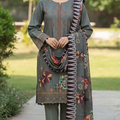 Unstitched 3 Piece Winter Collection-PREMIUM KHADDAR