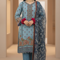 Unstitched 3 Piece Winter Collection-PREMIUM KHADDAR