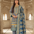 Unstitched 3 Piece Winter Collection-PREMIUM KHADDAR