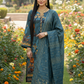 Unstitched 3 Piece Winter Collection-PREMIUM KHADDAR