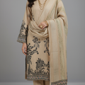 Unstitched 3 Piece Winter Collection-PREMIUM KHADDAR