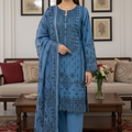 Unstitched 3 Piece Winter Collection-PREMIUM KHADDAR
