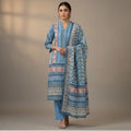 Unstitched 3 Piece Winter Collection-PREMIUM KHADDAR