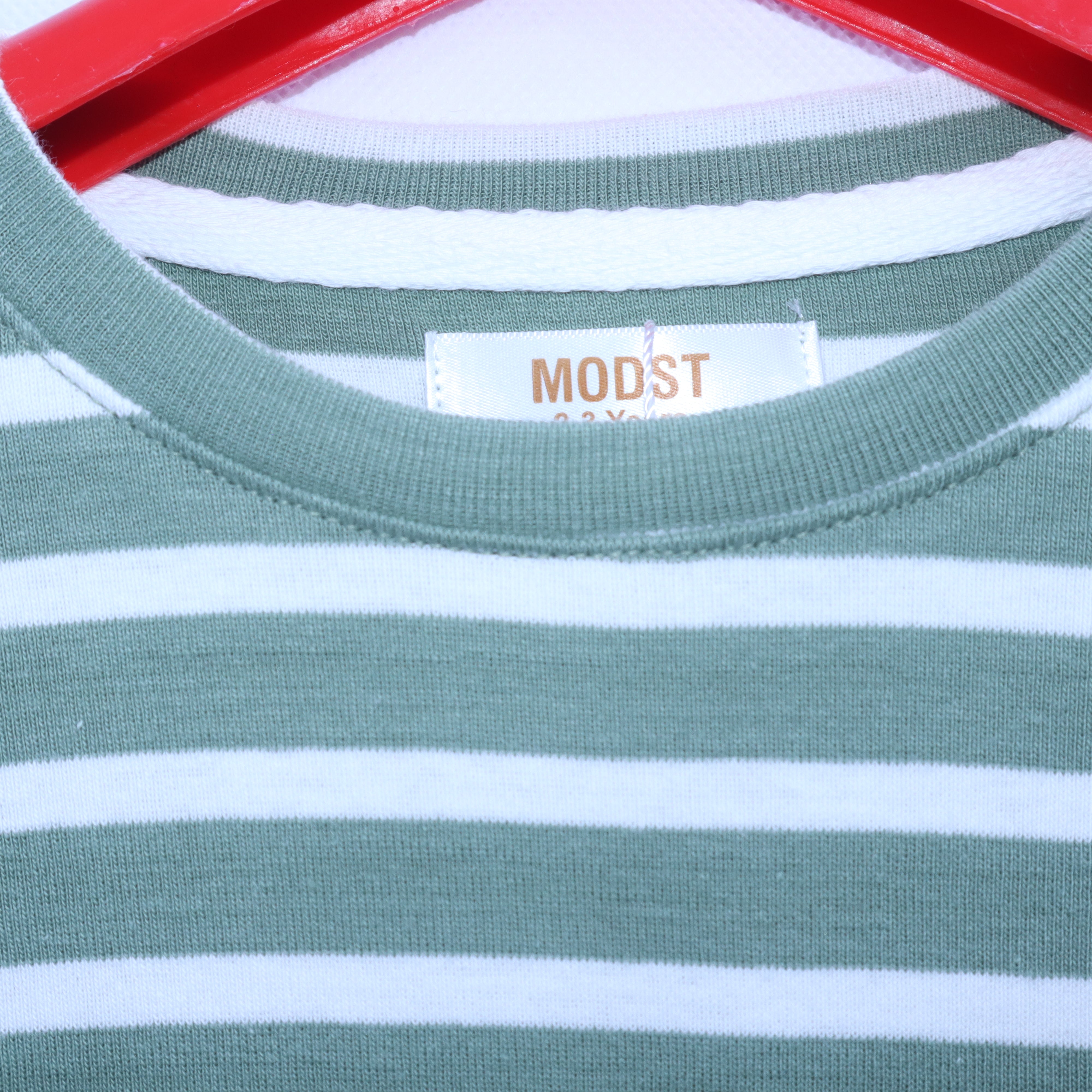 Sage Green Mariner Stripe Long-Sleeve Tee MODST Online Store