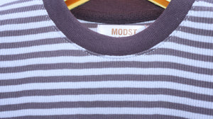 The Neutral Narrow-Stripe Long-Sleeve Tee MODST Online Store