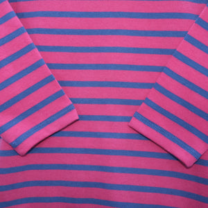 The Retro Pink & Navy Contrast Stripe Tee MODST Online Store