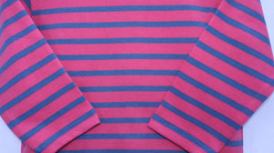 The Retro Pink & Navy Contrast Stripe Tee MODST Online Store