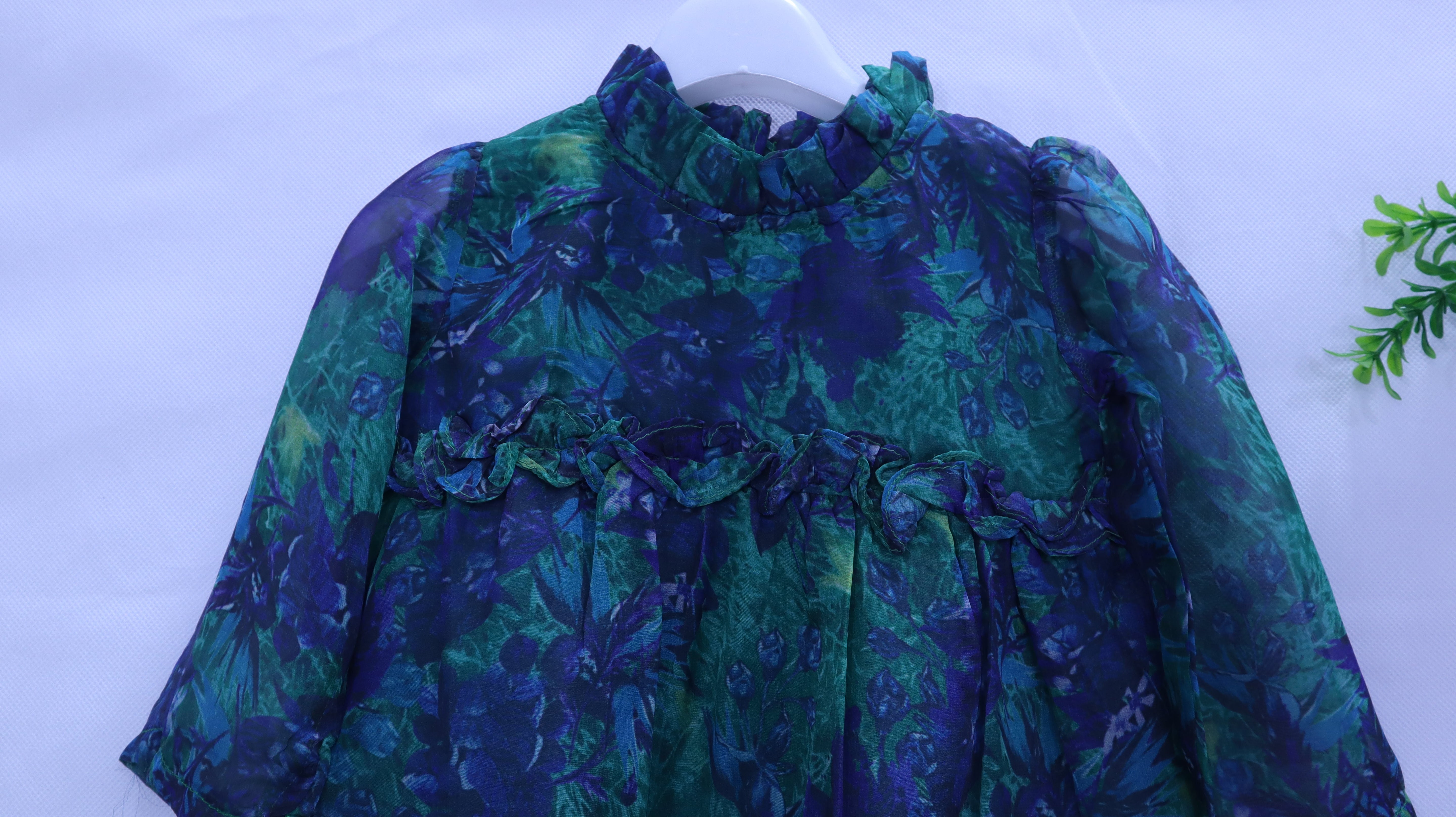 Mystical Midnight Floral Tiered Dress MODST Online Store