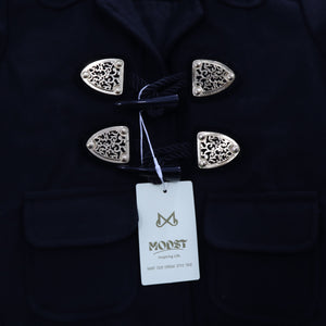 Elegant Black Wool Toggle Coat MODST Online Store
