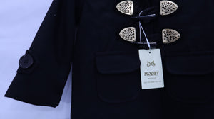 Elegant Black Wool Toggle Coat MODST Online Store