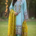 Unstitched 3 Piece Winter Collection-PREMIUM KHADDAR