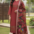 Unstitched 3 Piece Winter Collection-PREMIUM KHADDAR