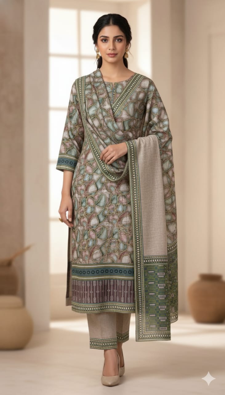 Premium Khaddar - 3 piece
