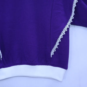 The Regal Ruffle-Shoulder Contrast Sweatshirt MODST Online Store