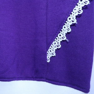 The Regal Ruffle-Shoulder Contrast Sweatshirt MODST Online Store