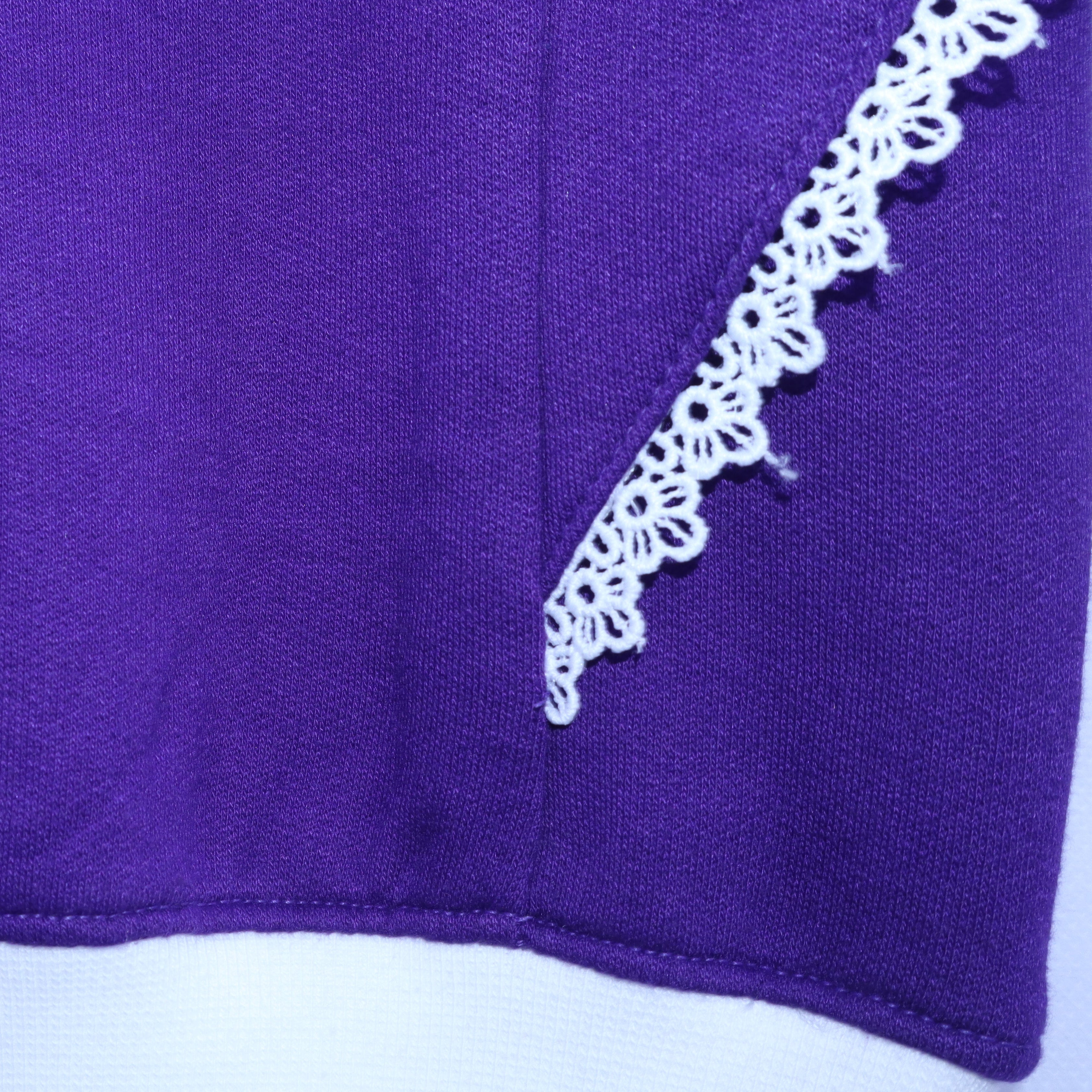 The Regal Ruffle-Shoulder Contrast Sweatshirt MODST Online Store