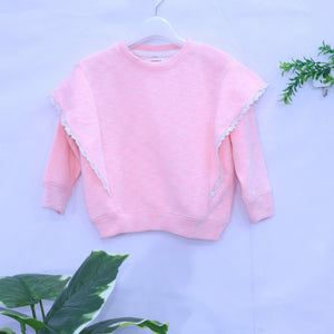 The Sweet Ruffle-Detail Knit Sweater MODST Online Store