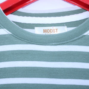 Sage Green Mariner Stripe Long-Sleeve Tee MODST Online Store