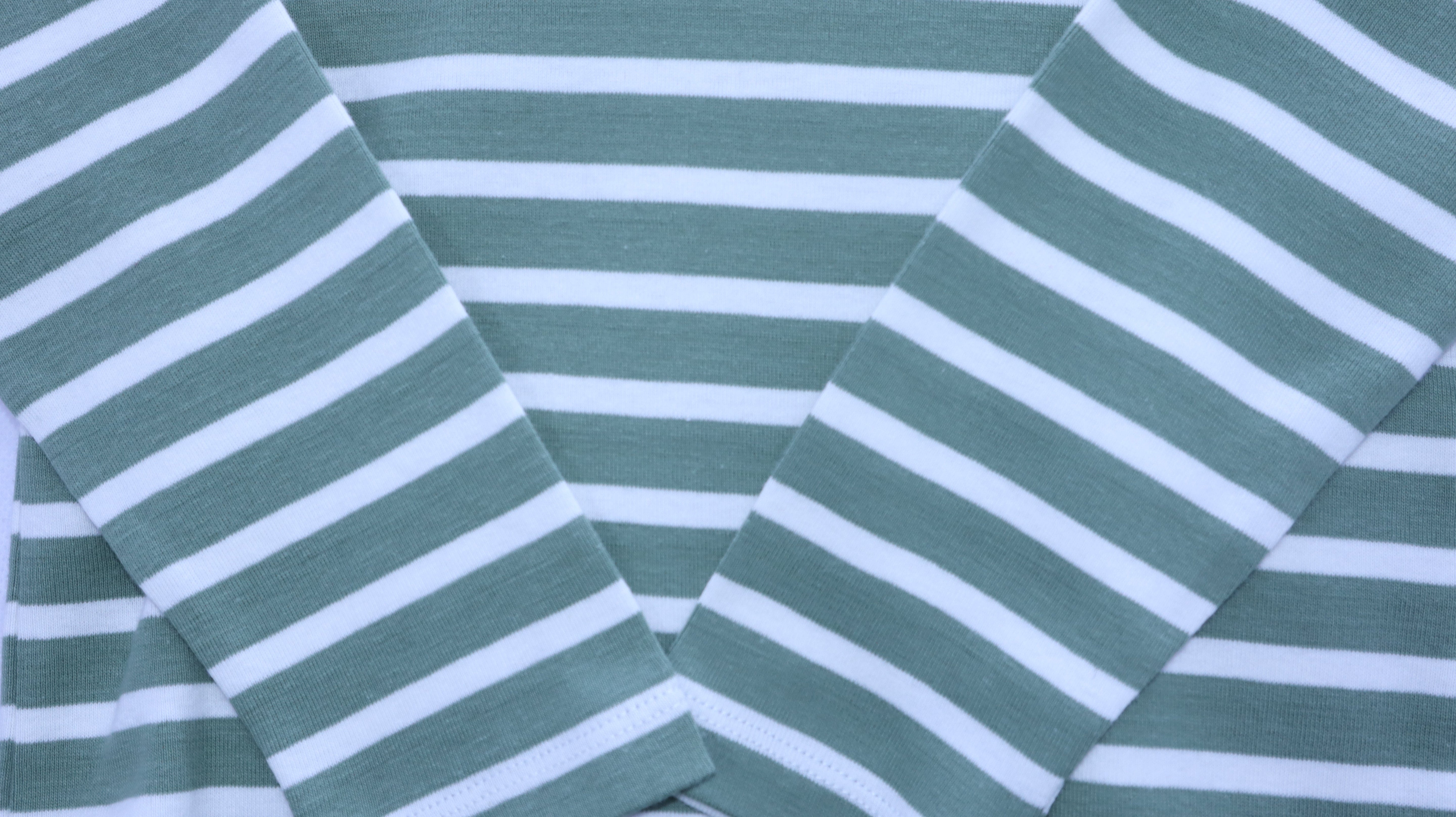 Sage Green Mariner Stripe Long-Sleeve Tee MODST Online Store