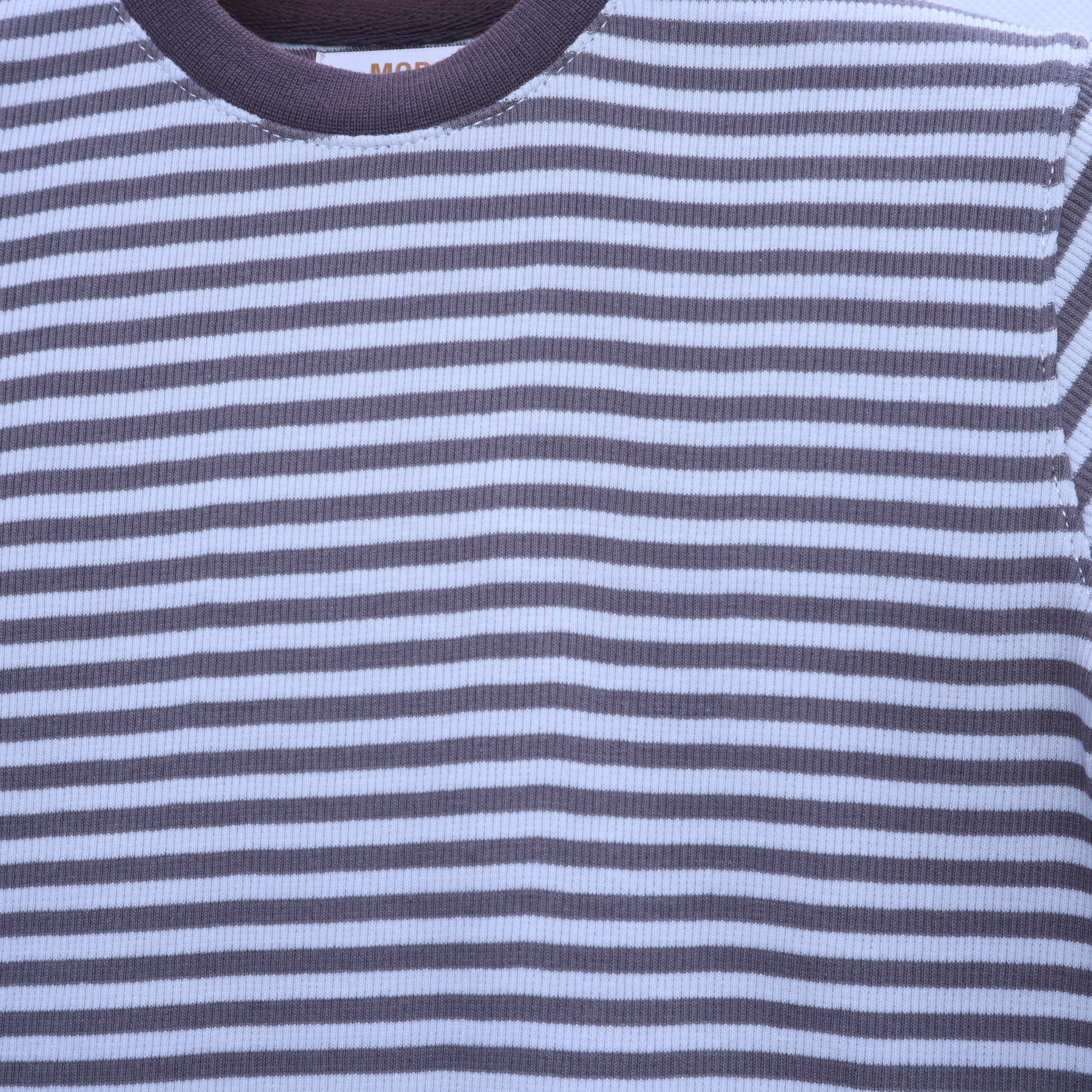 The Neutral Narrow-Stripe Long-Sleeve Tee MODST Online Store