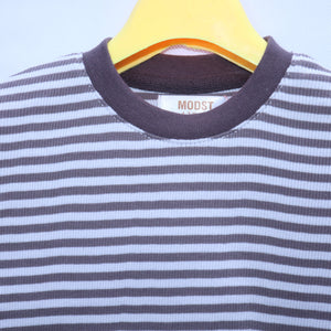 The Neutral Narrow-Stripe Long-Sleeve Tee MODST Online Store