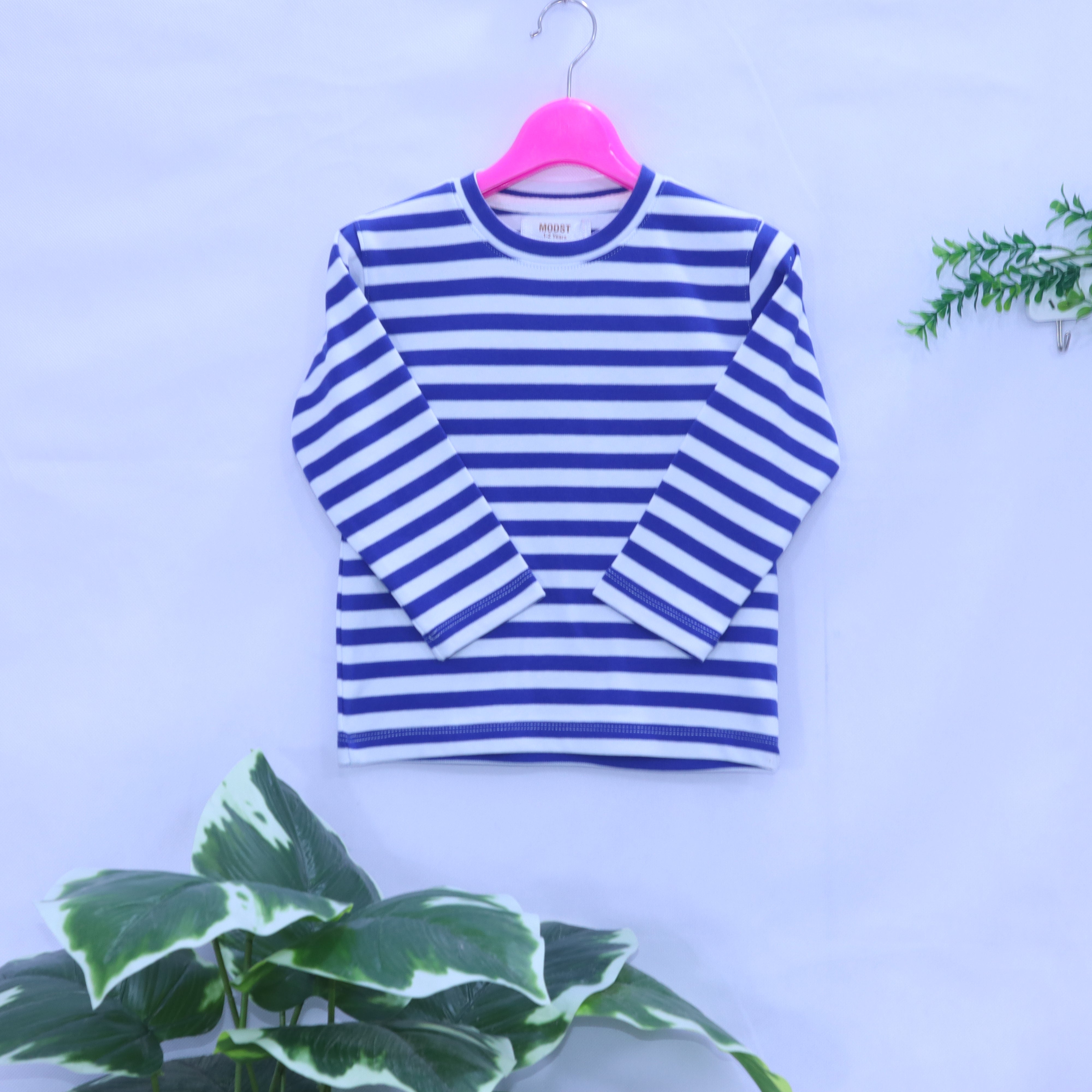 The Classic Navy & White Breton Stripe Tee MODST Online Store