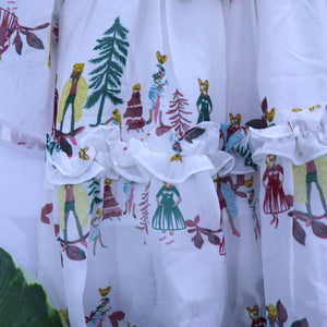 Enchanting Forest Print High-Neck Dress MODST Online Store