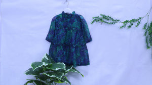 Mystical Midnight Floral Tiered Dress MODST Online Store