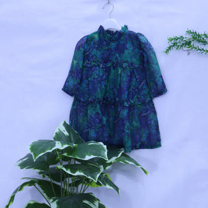 Mystical Midnight Floral Tiered Dress MODST Online Store