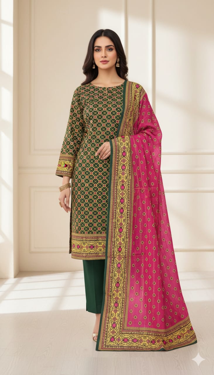 Premium Khaddar - 3 piece